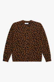 Leopard Cashmere Sweatshirt