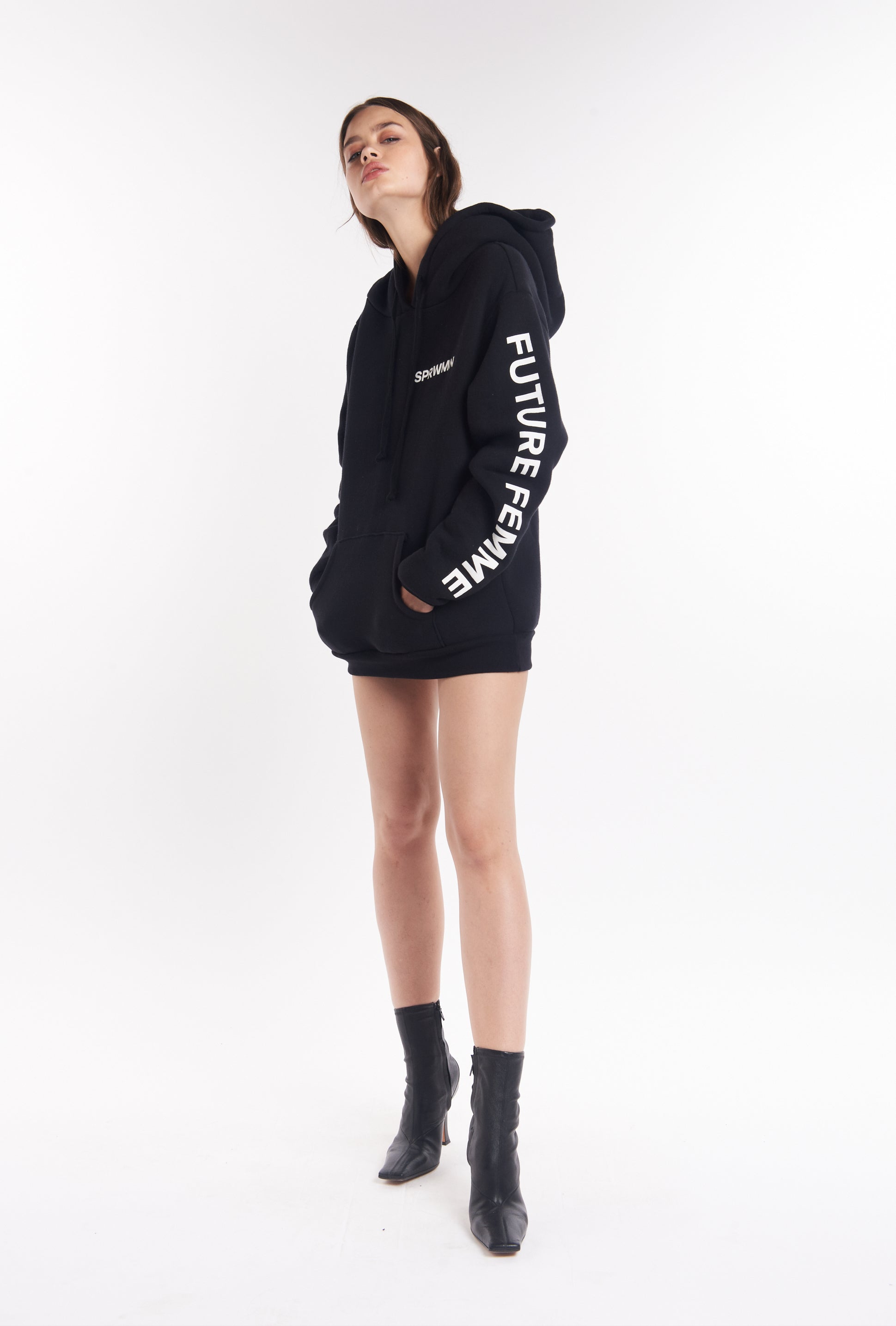 Black Fem Hoodie