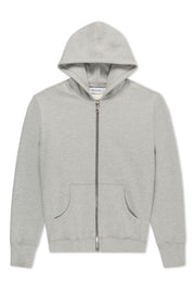 Heather Grey Zip Up Hoodie