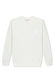 White Heart Sweatshirt