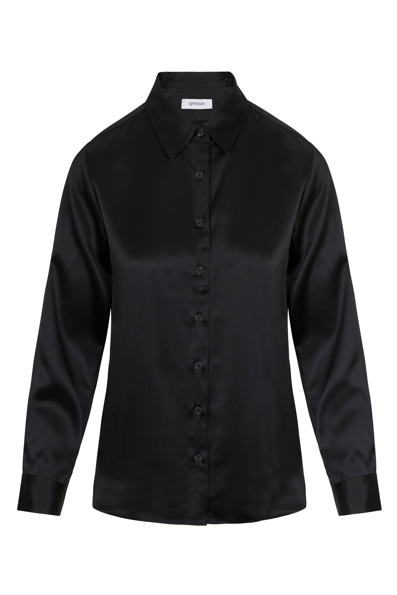 Silk Fitted Button Down