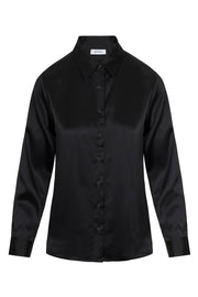 Silk Fitted Button Down