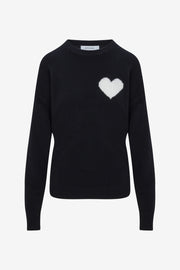 Cashmere Heart Logo Sweatshirt