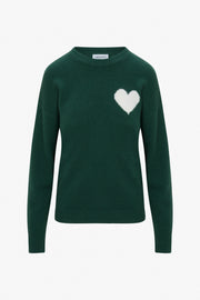 Cashmere Heart Logo Sweatshirt