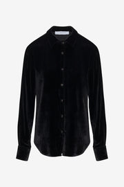 Velvet Silk Elise Button Down