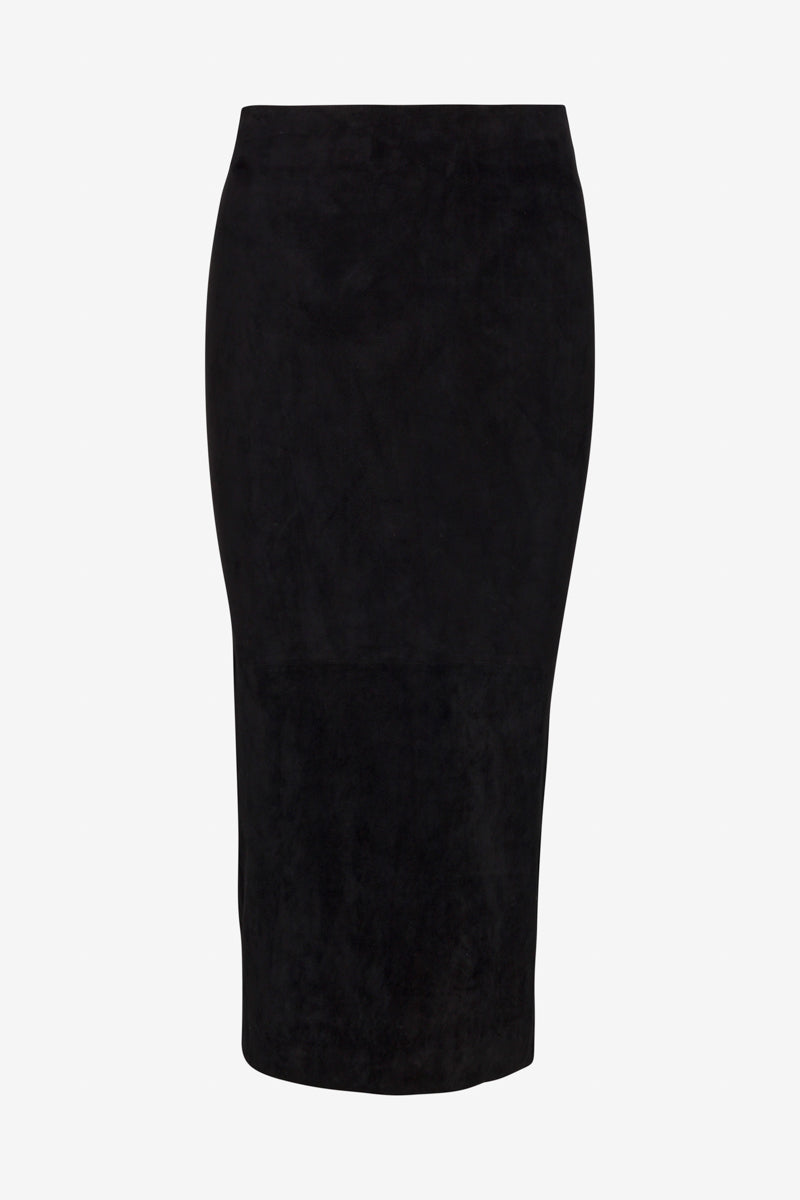 Carolyn Suede Tube Skirt
