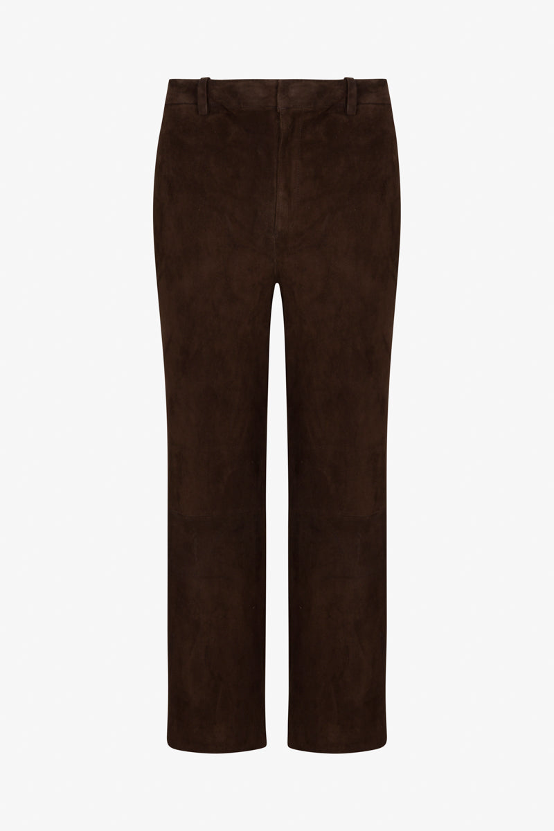 Americano Suede Cropped Trousers