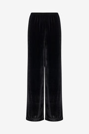 Silk Velvet Wide Leg Easy Pants
