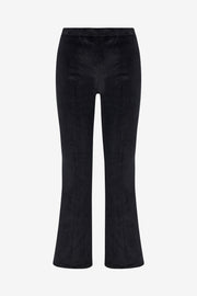 Ankle Flare Corduroy Pants with Princess Seams