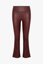 Grace Leather Crop Flare