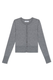 Grey Ultra Fine Cashmere Baby Cardigan