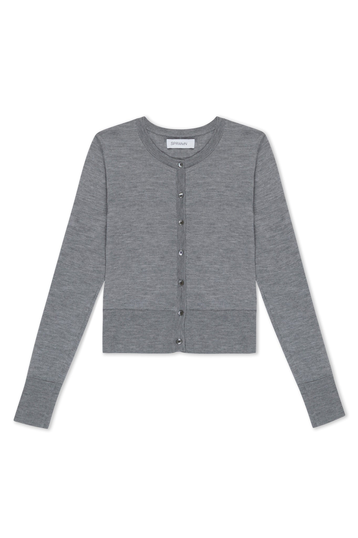 Grey Ultra Fine Cashmere Baby Cardigan
