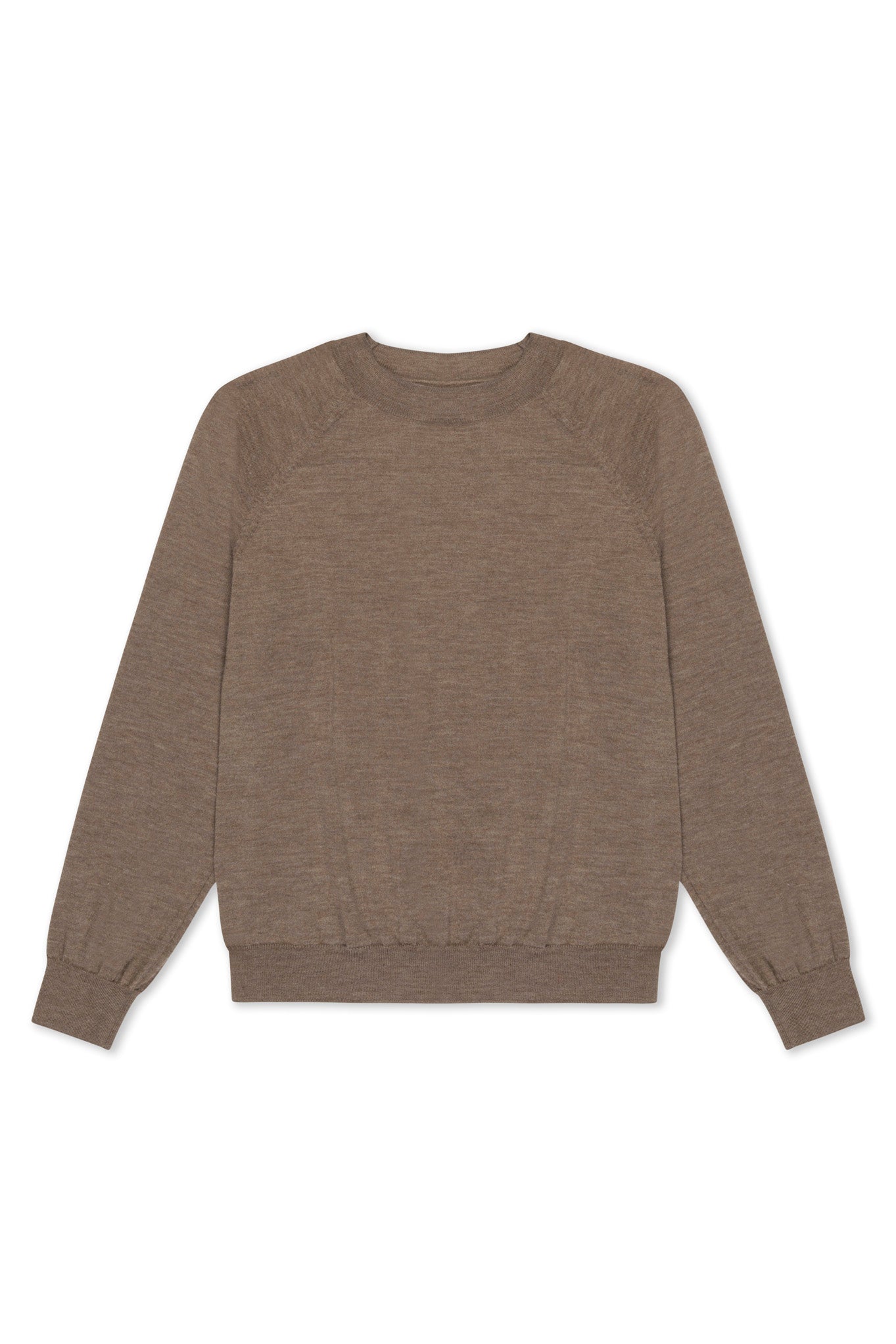Truffle Cashmere Raglan Sweater
