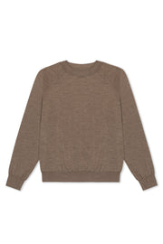Truffle Cashmere Raglan Sweater