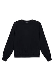 Black Cashmere Raglan Sweater