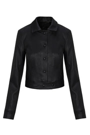 Black Leather Hardy Jacket