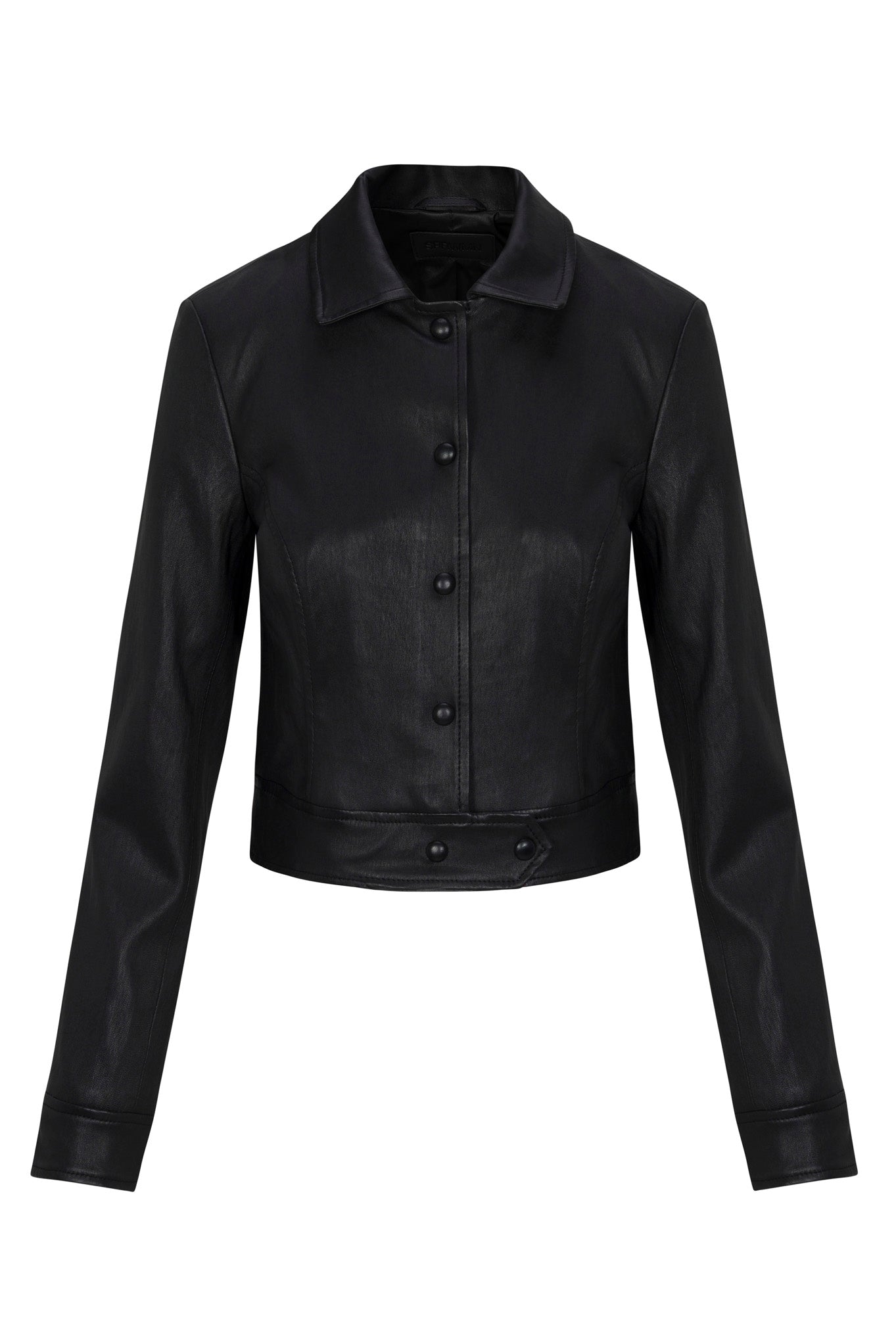 Black Leather Hardy Jacket