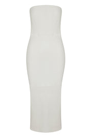 Shell Leather Tube Dress