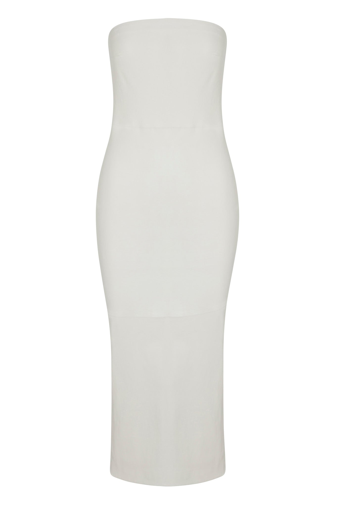 Shell Leather Tube Dress