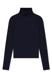 Navy City Long Sleeve Turtleneck