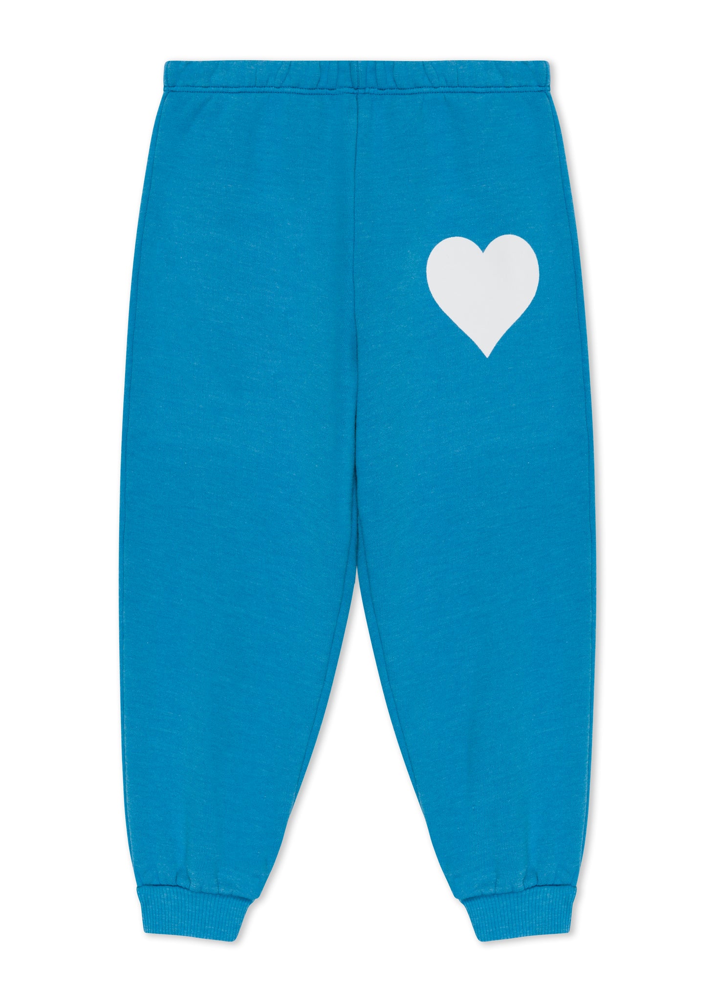 Kids Turquoise Heart Sweatpants
