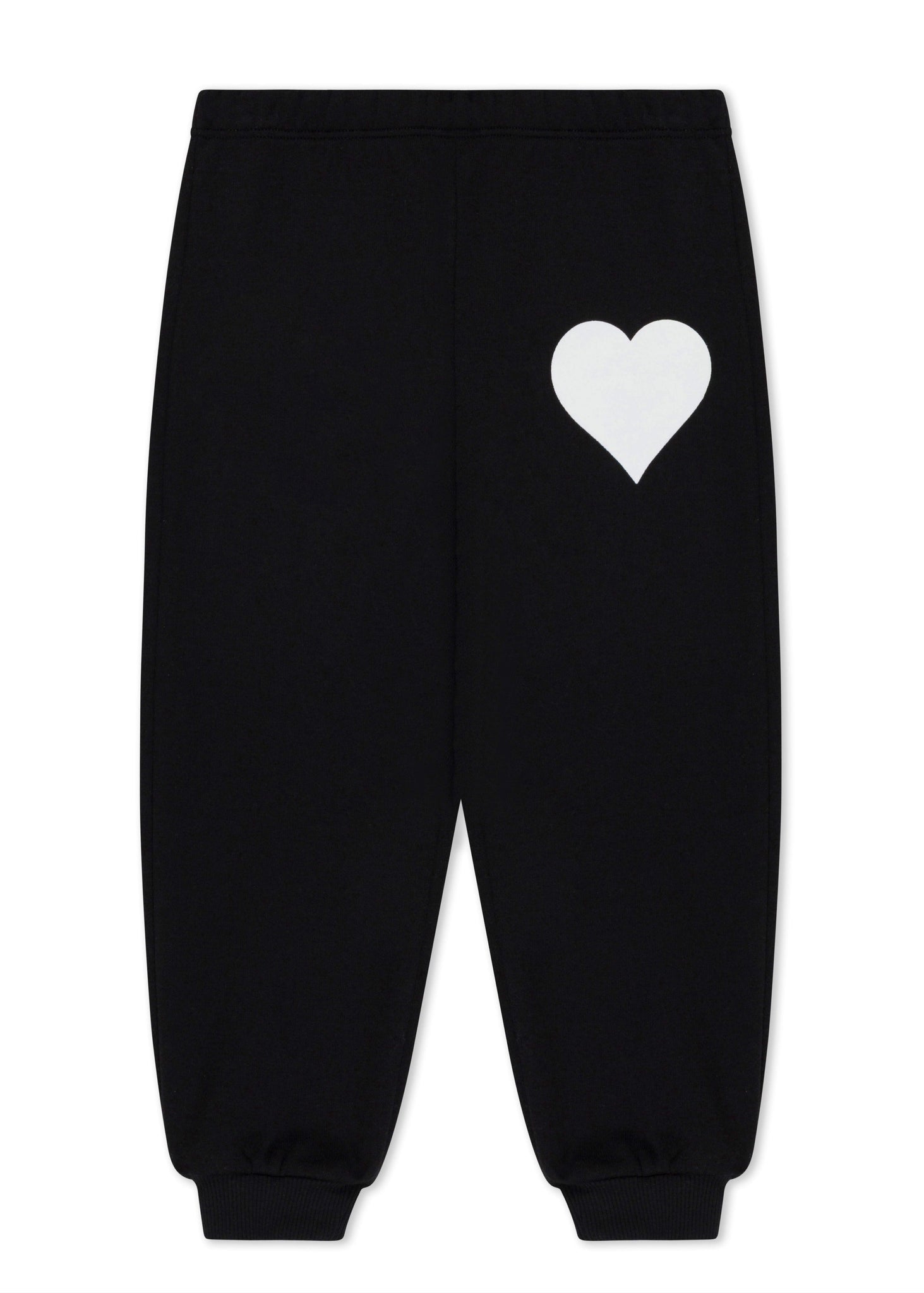 Kids Black Heart Sweatpants