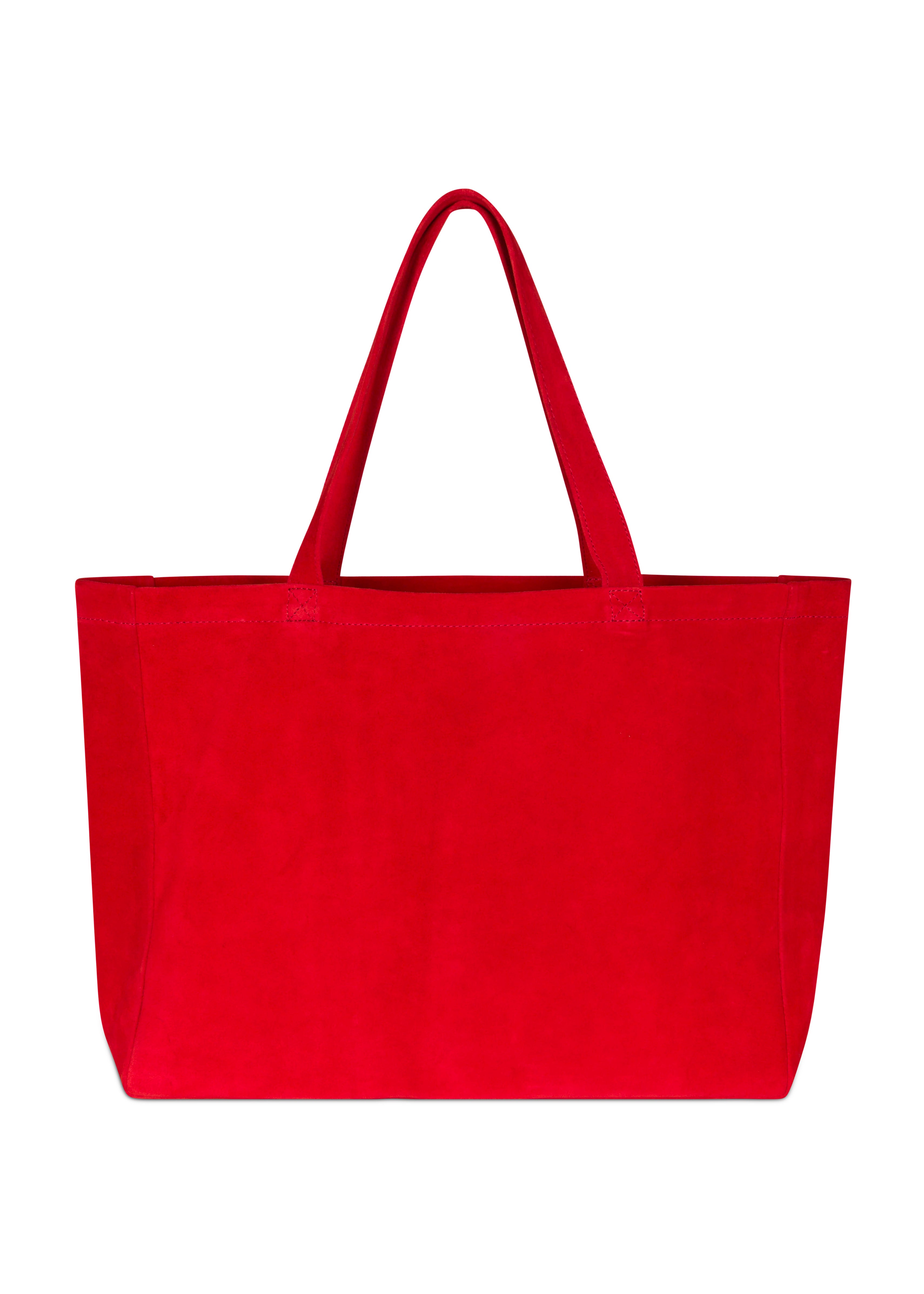 Red Suede Everyday Tote
