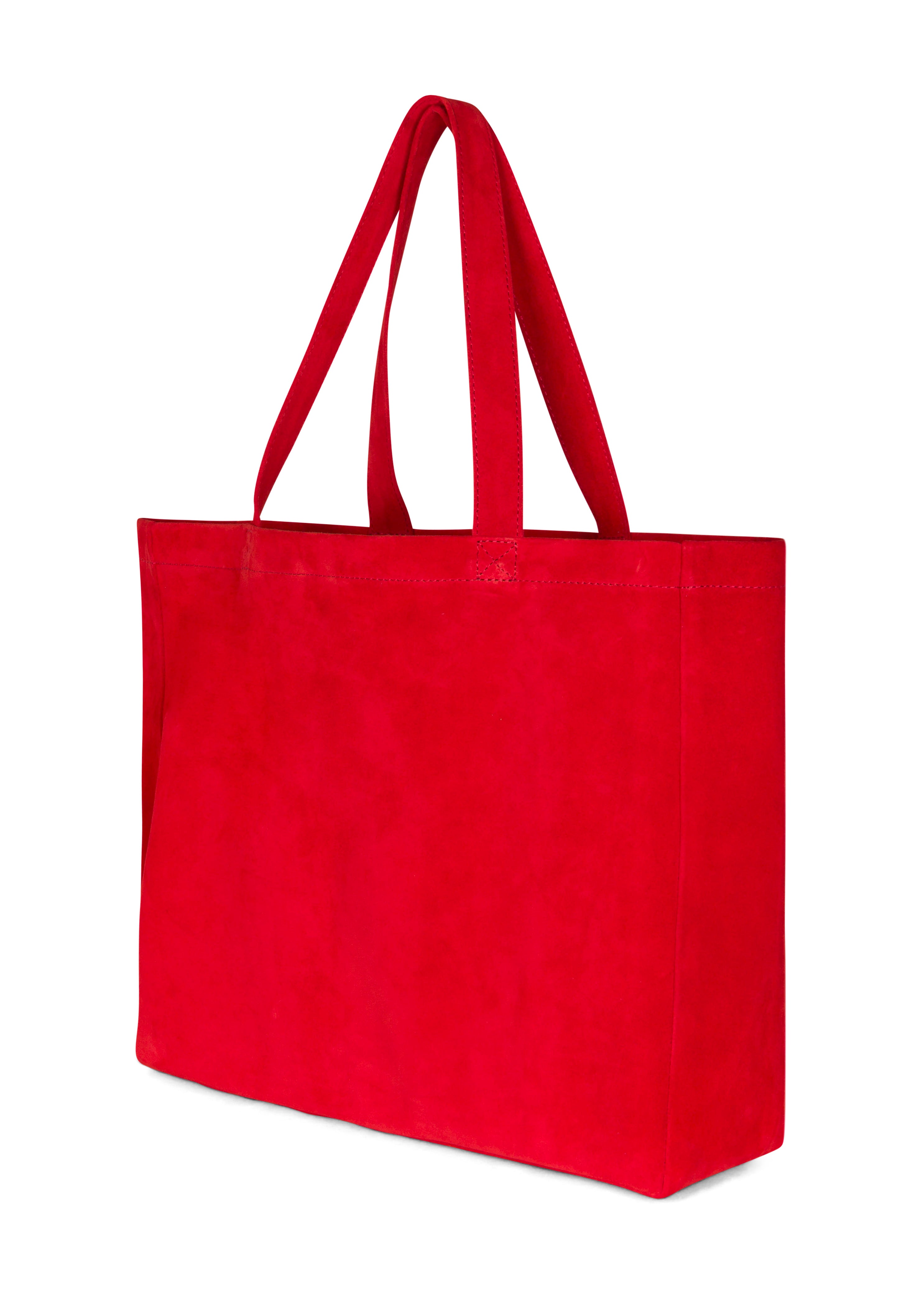 Red Suede Everyday Tote