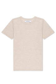 Latte Ultra Fine Cashmere Tee