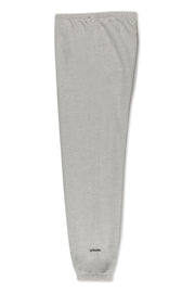 Heather Grey Cotton Mini Logo Sweatpants