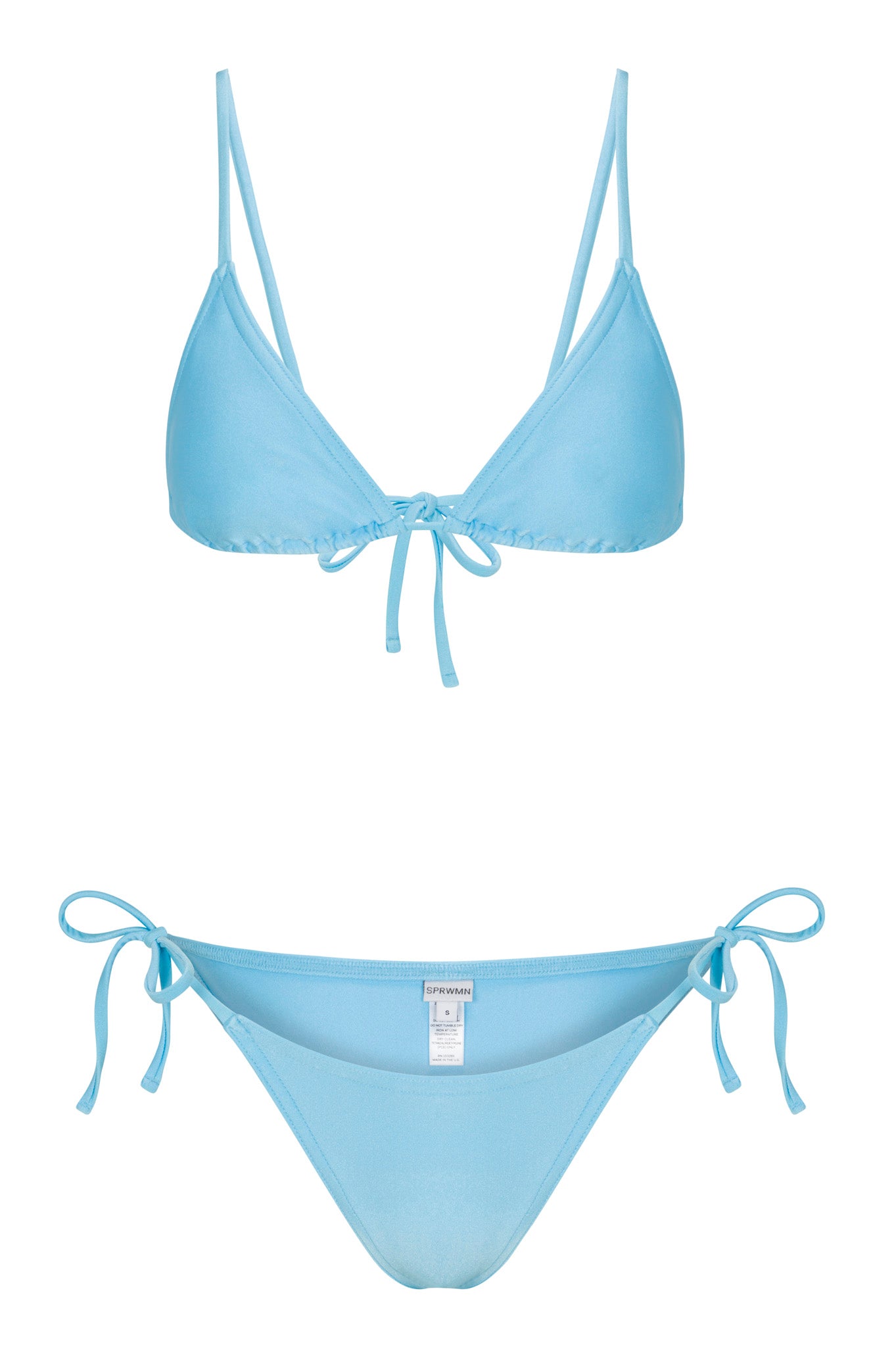 Baby Blue Tie Bikini Bottom