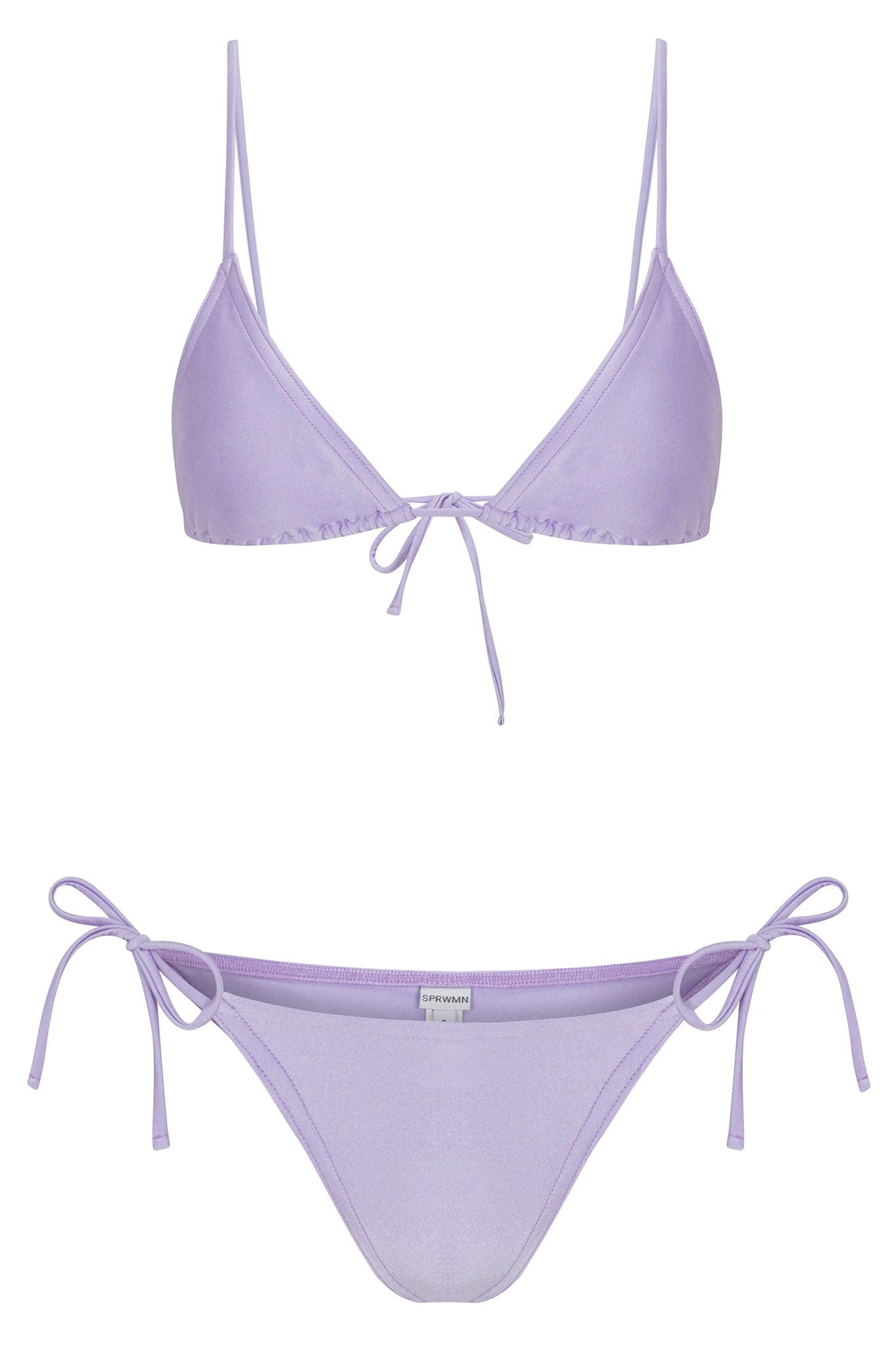 Lavender Triangle Bikini Top
