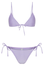 Lavender Triangle Bikini Top
