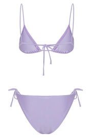 Lavender Triangle Bikini Top