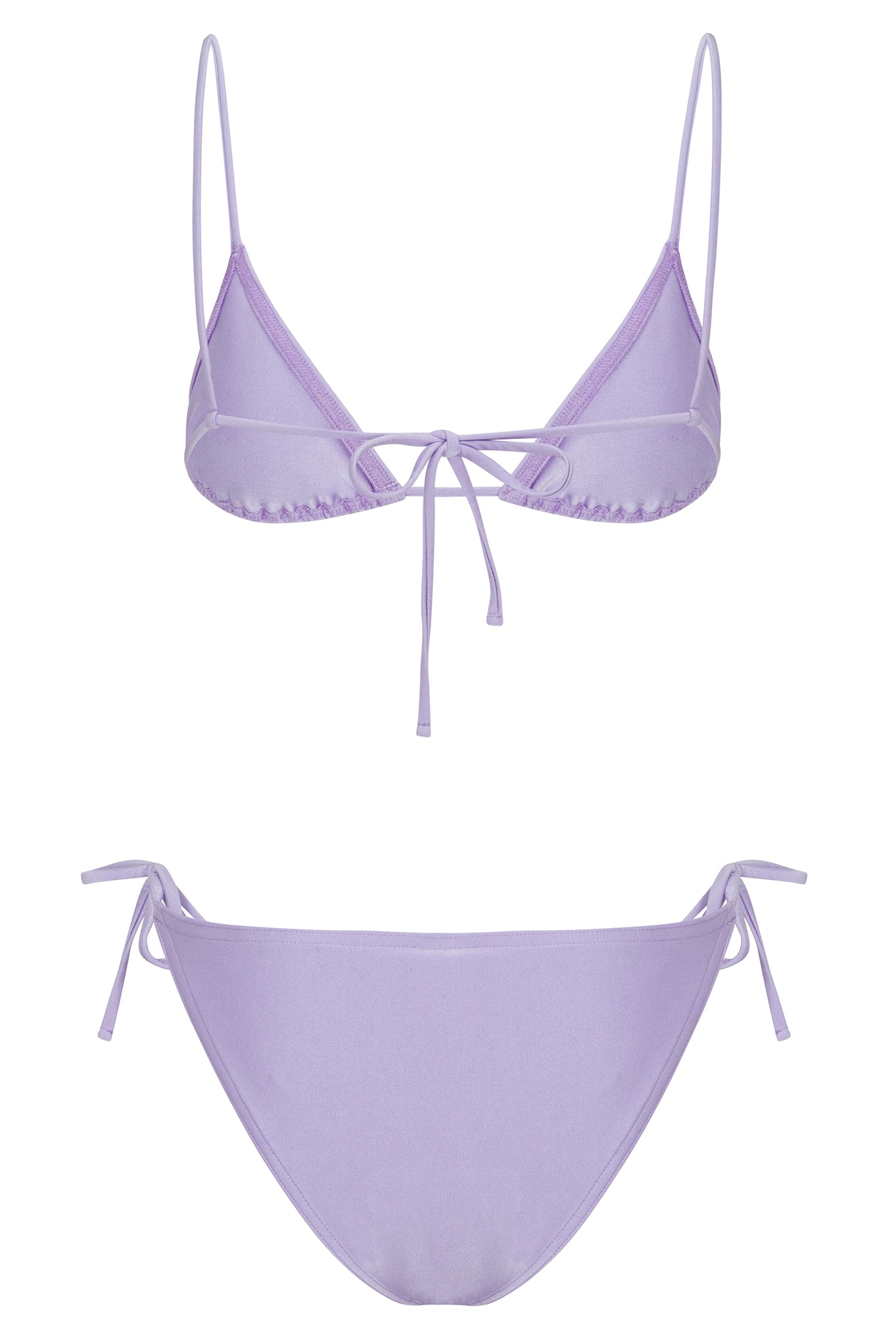 Lavender Triangle Bikini Top