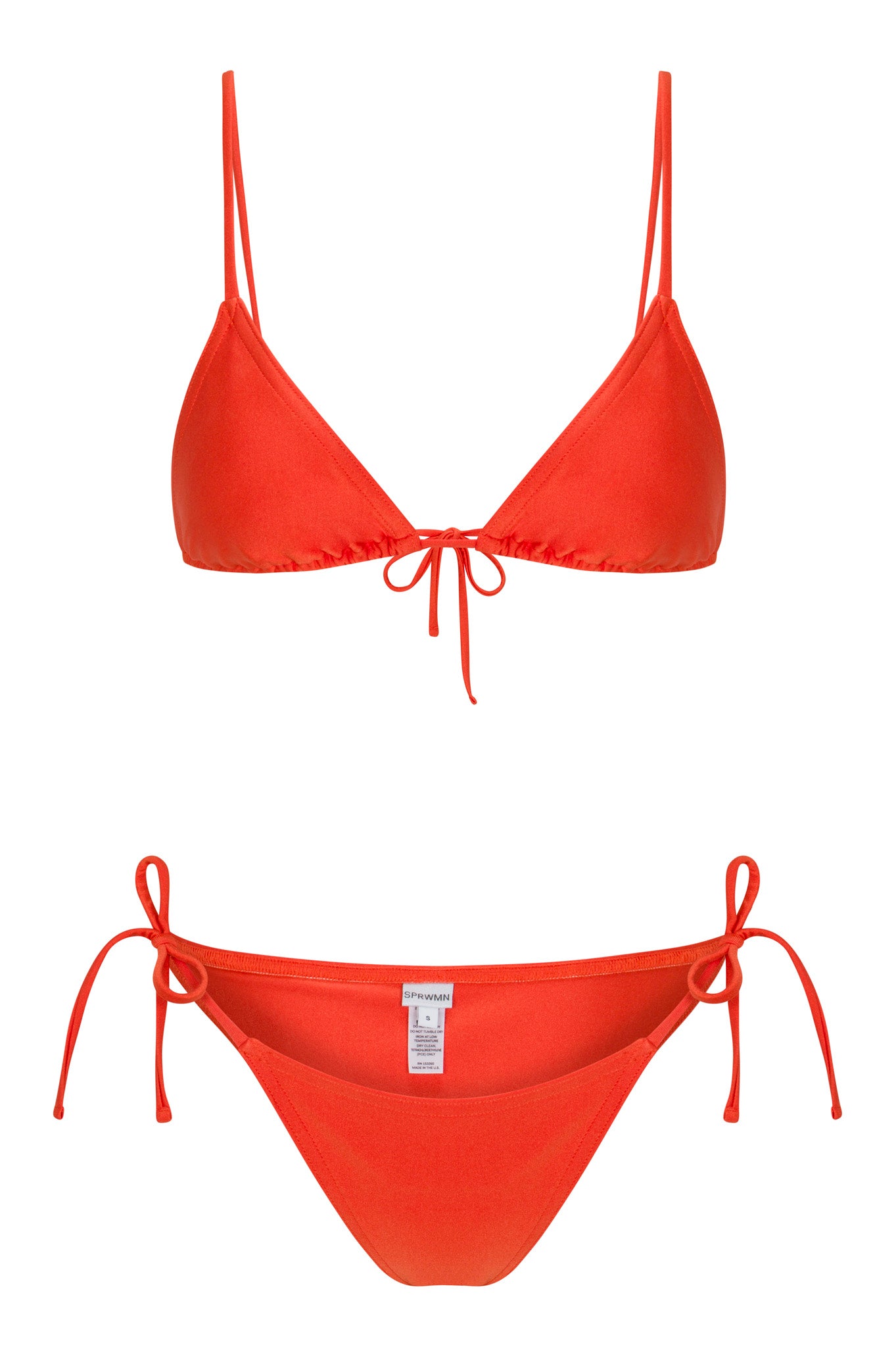 Orange Tie Bikini Bottom