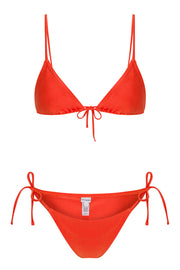 Orange Tie Bikini Bottom