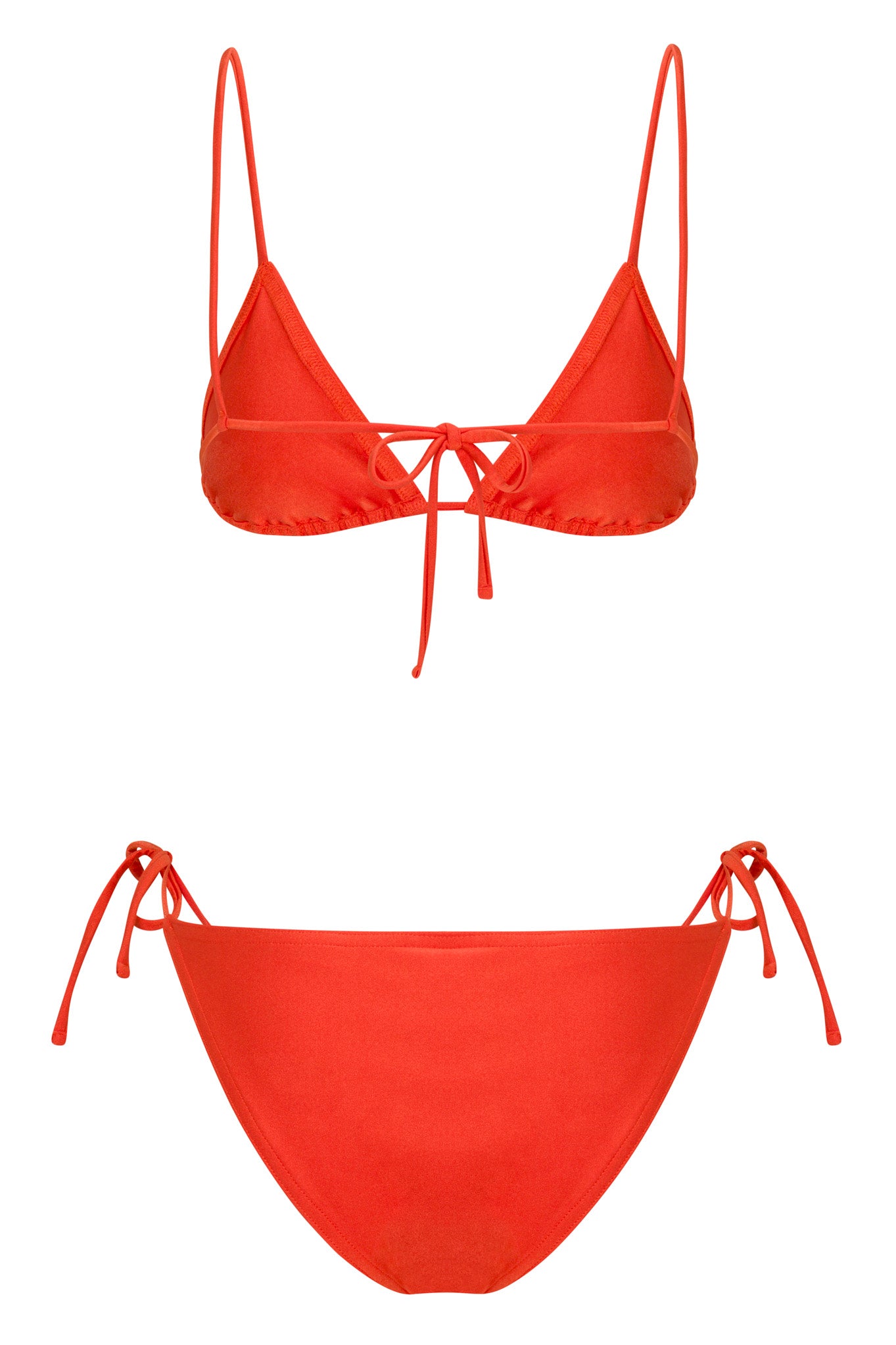 Orange Tie Bikini Bottom