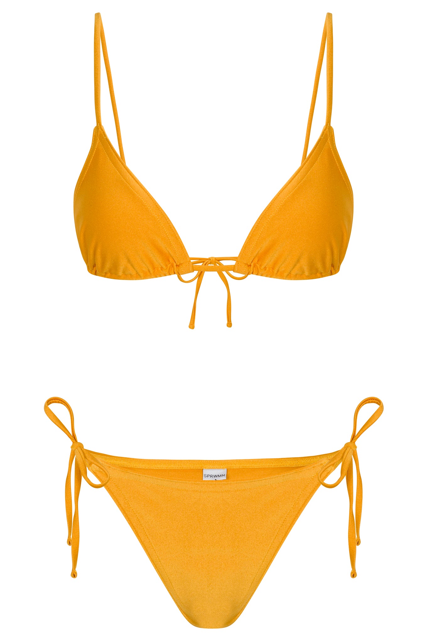 Yellow Tie Bikini Bottom