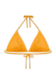 Yellow Triangle Bikini Top