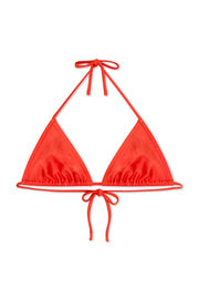 Orange Triangle Bikini Top