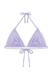 Lavender Triangle Bikini Top