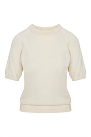 Short Sleeve Raglan Cashmere Sweater
