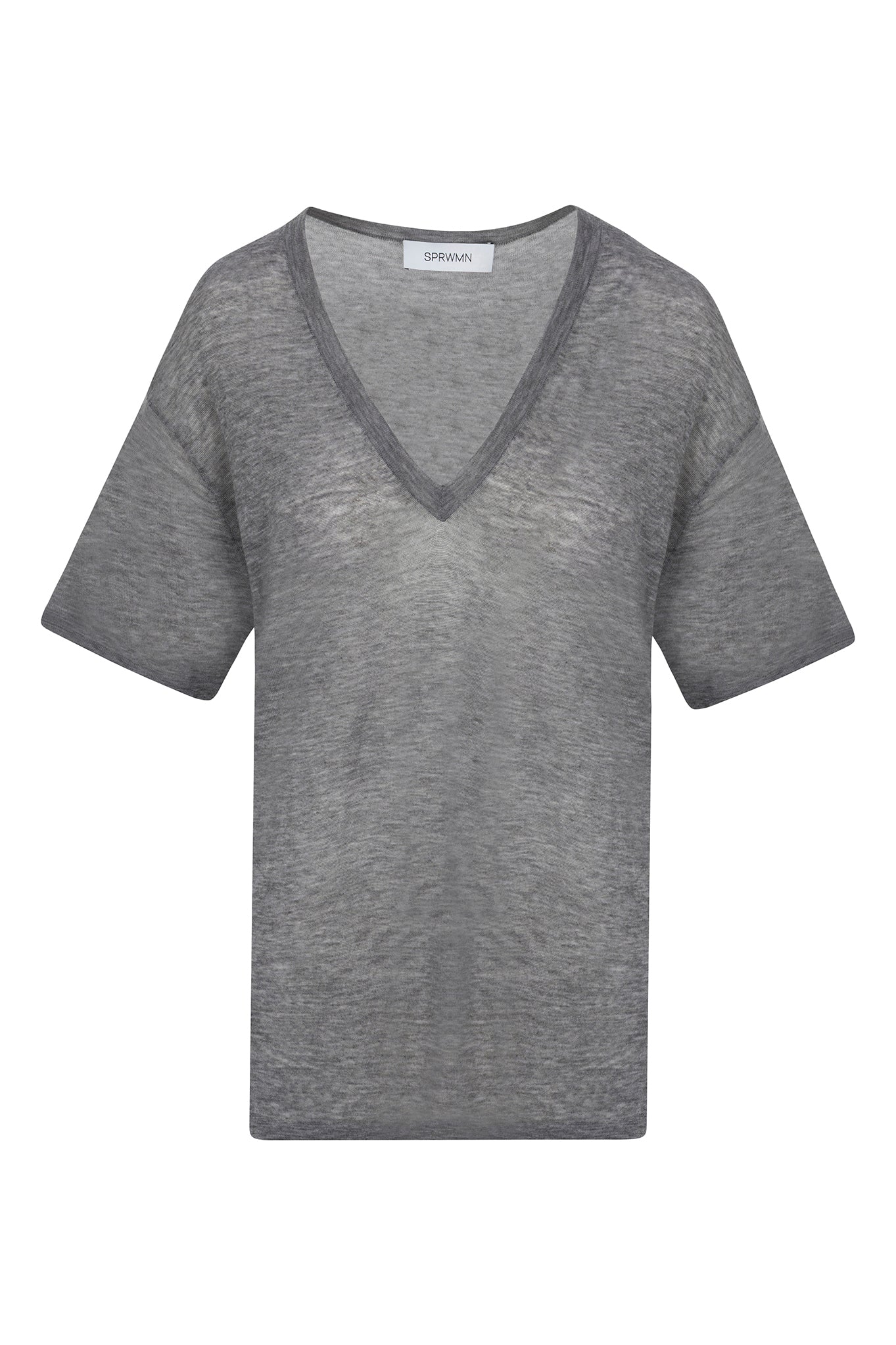 Grey Tissue Cashmere Tee