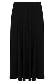 Black Rib Brigitte Maxi Skirt