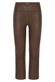 Grace Leather Crop Flare
