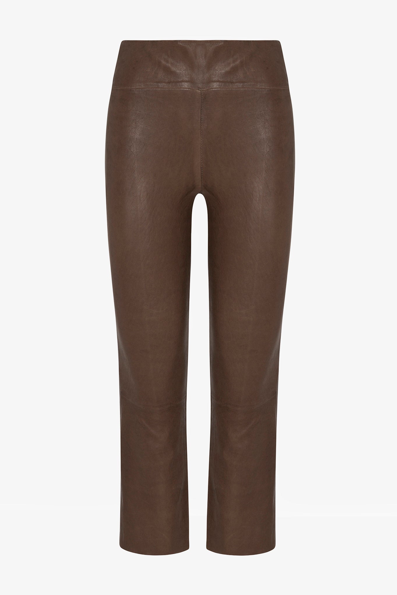 Grace Leather Crop Flare