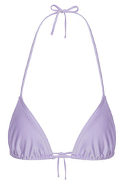 Lavender Triangle Bikini Top
