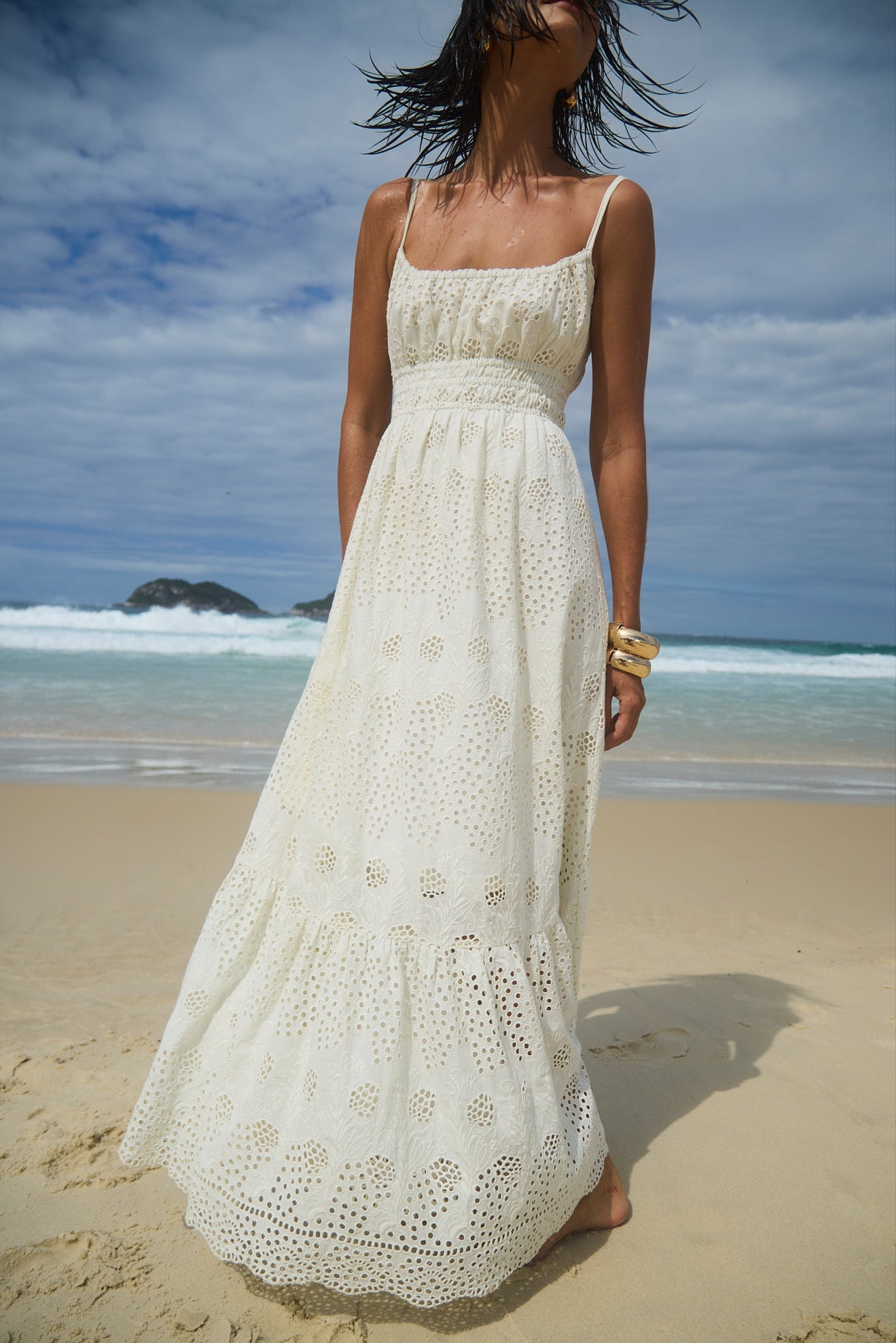 ALI MAXI DRESS WHITE SPRWMN ALI MAXI DRESS WHITE SPRWMN