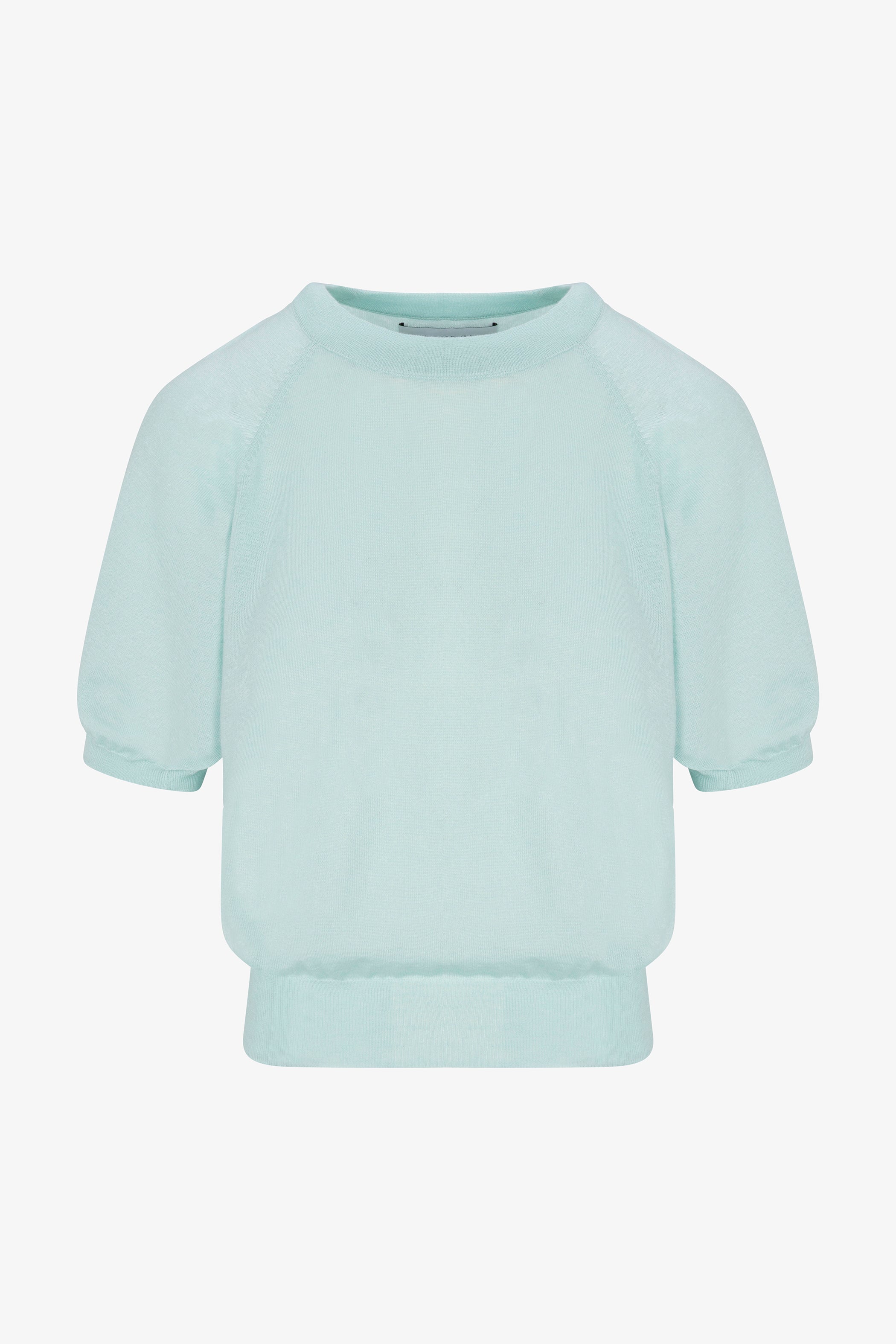 Short Sleeve Raglan Cashmere Sweater